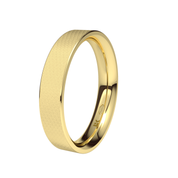 Alianzas de Boda Alianza de oro amarillo de 18K 4mm. Grueso