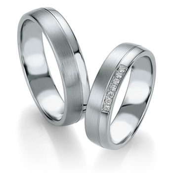 Alianzas de Boda ALIANZA DE BODA PLATINO LINEA BRILLO