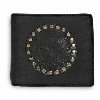 Firmas de moda Americano tarjetero skull negro