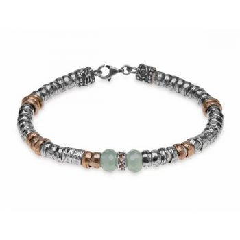 Firmas de moda Pulsera plata y bronce