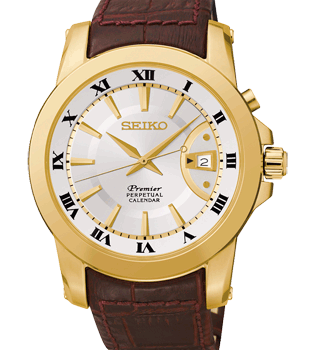Relojes SEIKO Reloj de los hombres clásicos con calendario perpetuo Relojes SEIKO Reloj de los hombres clásicos con calendario perpetuo