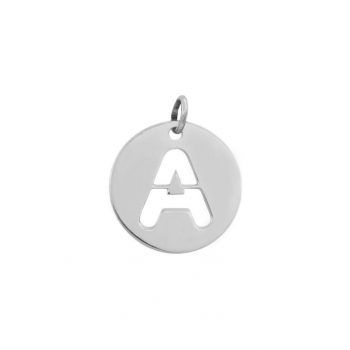Firma joyas Colgante con una letra calada Oro 18kt