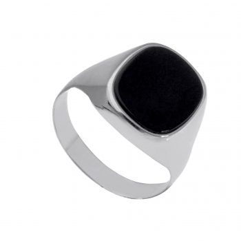 JOYAS ANILLO DE PIEDRA INDIVIDUAL oro blanco ONIX 5,45g 176734