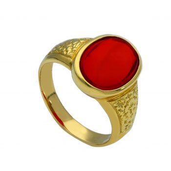 JOYAS ANILLO DE PIEDRA INDIVIDUAL oro amarillo CRISTAL ARTIFICIAL 6,8g 219276