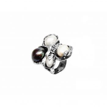 Firma joyas Sortija Perla Negra La Perionda 1024