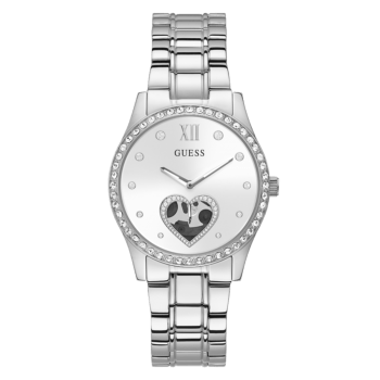 Relojes GUESS Reloj Guess Be Loved Mujer Analógico Plateado GW0380L1