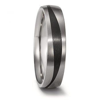 Alianzas de Boda Anillo Titanio-Carbono