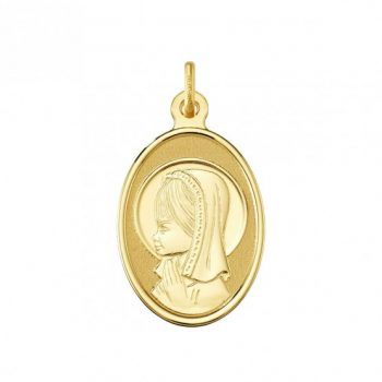 Joyería Infantil Medalla de oro Virgen niña
