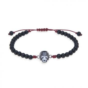 Firmas de moda Pulsera Calavera Unisex PLATADEPALO TOLER R/SB105X T/S