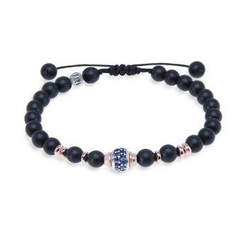 Firmas de moda Pulsera Unisex PLATADEPALO Black R/BB034X T/20