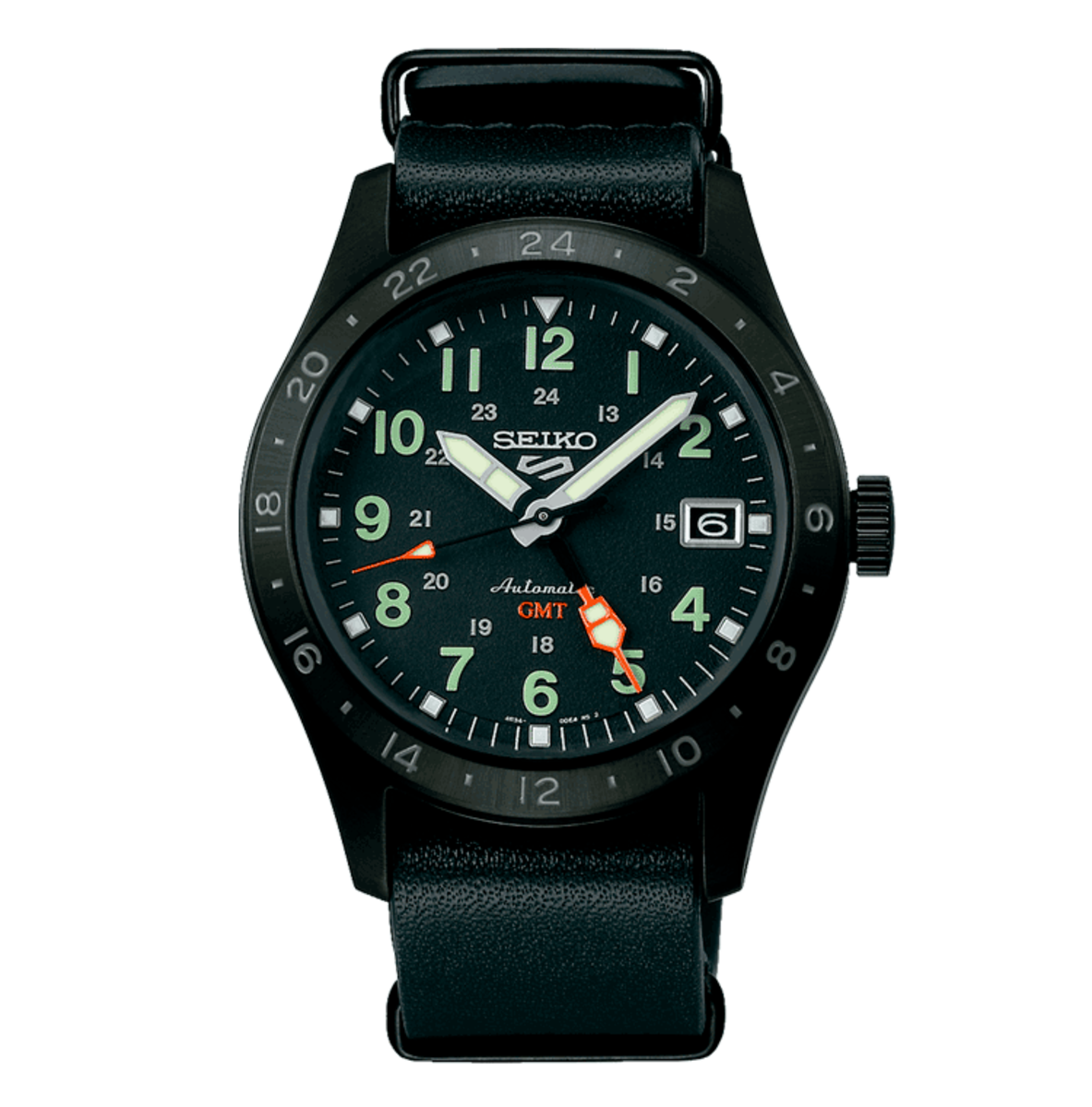 Relojes SEIKO Seiko 5 Sports Field estilo urbano GMT negro SSK025K1 Relojes SEIKO Seiko 5 Sports Field estilo urbano GMT negro SSK025K1