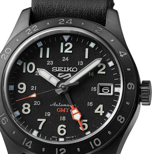 Relojes SEIKO Seiko 5 Sports Field estilo urbano GMT negro SSK025K1 Relojes SEIKO Seiko 5 Sports Field estilo urbano GMT negro SSK025K1