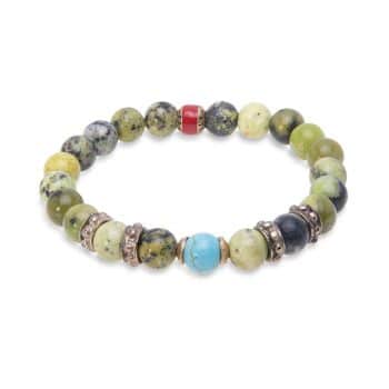 Firma joyas Pulsera elástica FATUM unisex Plata de Palo