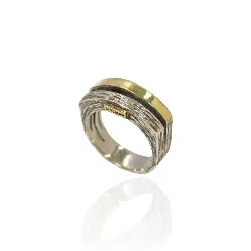 Firmas de moda ANILLO DE PLATA Y ORO Styliano Firmas de moda ANILLO DE PLATA Y ORO Styliano