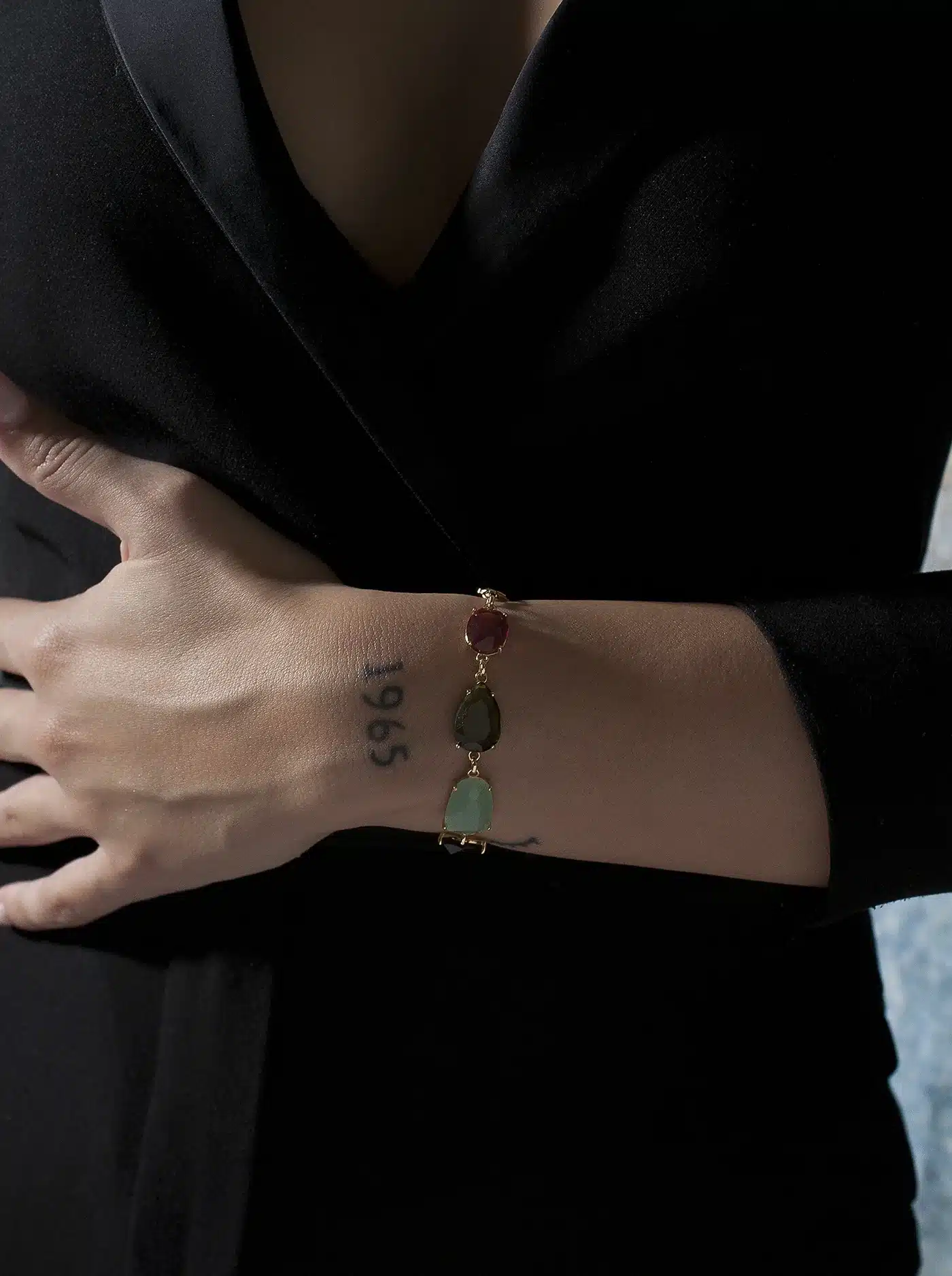 Firma joyas Pulseras con piedras de plata en tonos cálidos Firma joyas Pulseras con piedras de plata en tonos cálidos