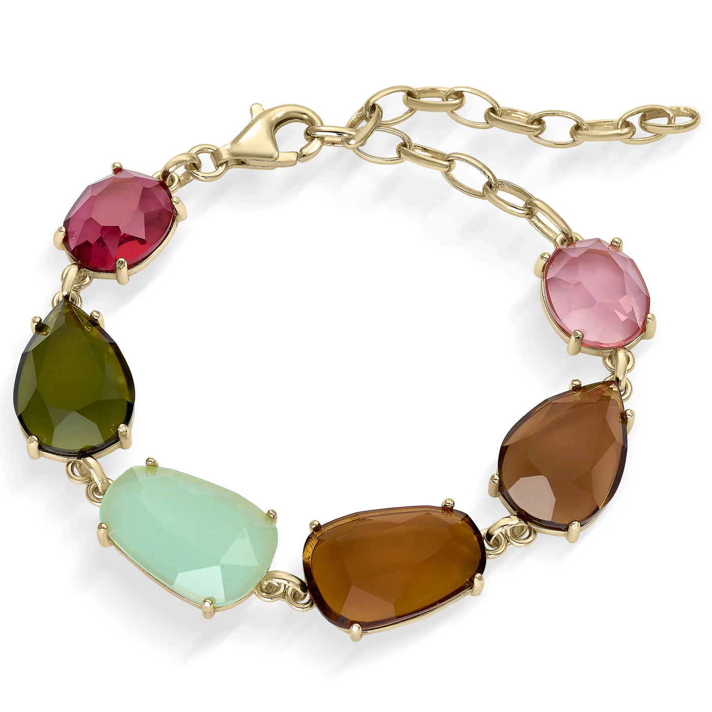 Firma joyas Pulseras con piedras de plata en tonos cálidos Firma joyas Pulseras con piedras de plata en tonos cálidos