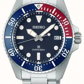 Relojes SEIKO Prospex Diver’s Solar 41mm Azul y Rojo