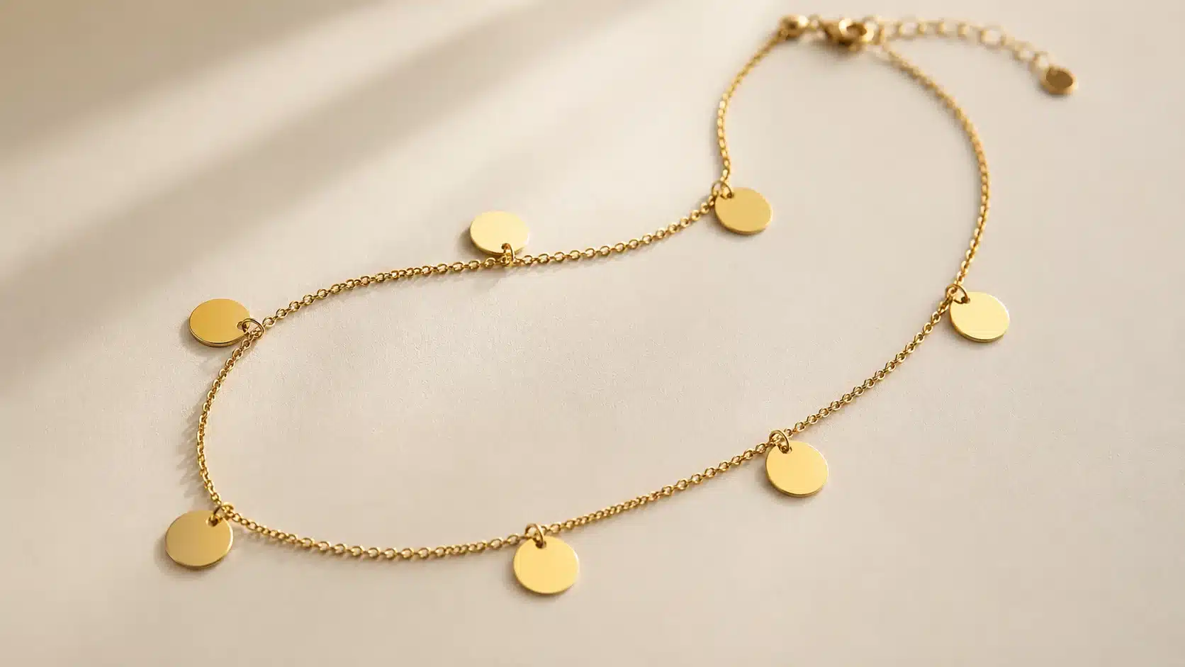 Cadena de Oro con Medallitas italiana