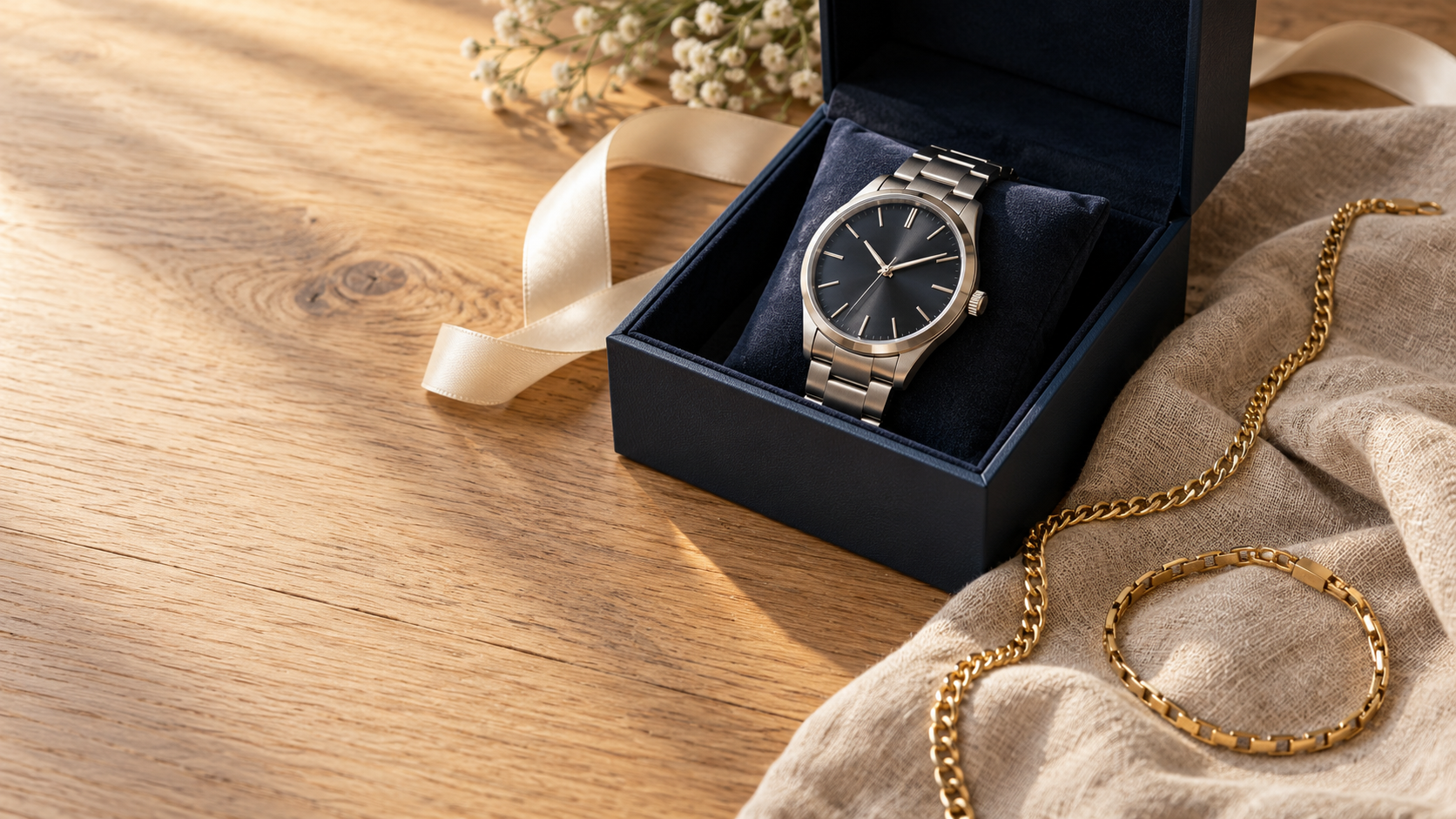 Regalos de aniversario_ reloj y joyas